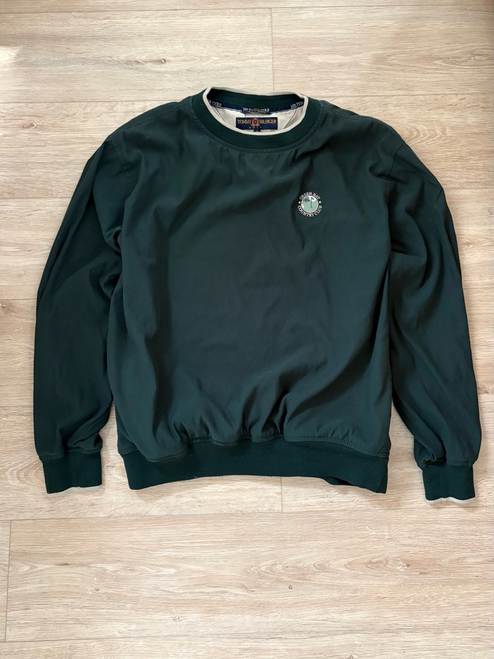 Vintage 90s Tommy Hilfiger Golf Pullover Wind shirt Size XL